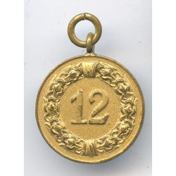 German WW2 Army 12 year service medal miniature
