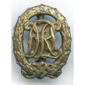German WW2 DRL sports badge in Bronze miniature 'Wernstein'