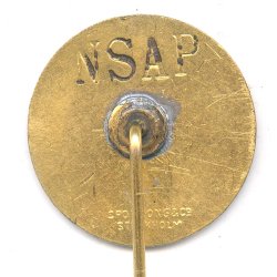 Swedish WW2 NSAP 1st type member's badge