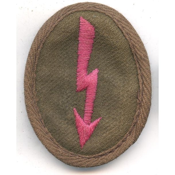 German WW2 Panzer Signal's Afrikakorps/Tropical sleeve badge