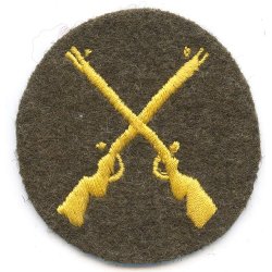 German WW2 Weapons maintenance sergeant's Afrikakorps/Tropical sleeve badge