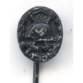 German WW2 Wound badge in black 1939 miniature 'L/21'