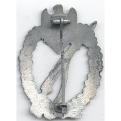 German WW2 Infantry assault badge in silver 'Rettenmaier'