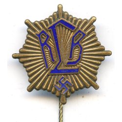 German WW2 RLB, first pattern, member's badge in bronze