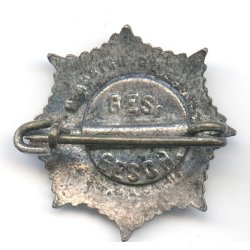 German WW2 RLB, first pattern, member's badge in silver
