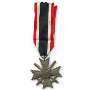 German WW2 War merit cross 2 cl 1939 with swords '110'