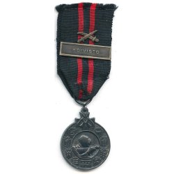 Finnish WW2 Winter war medal with Swords for combatants 'KOIVISTO'