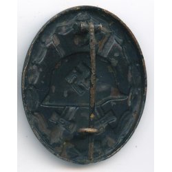 German WW2 Wound badge in black 1939 - Brass