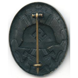 German WW2 Wound badge in black 1939 - Brass