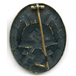 German WW2 Wound badge in black 1939 "Chaos dot pattern"