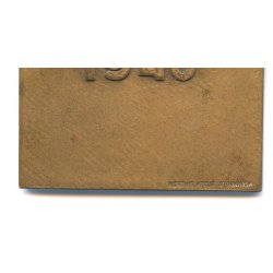 Finnish WWII Swedish Volunteer Corps Bronze Plaque (Svenska Frivilligk�ren 1939�1940)