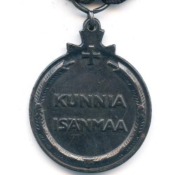 Finnish WW2 Winter war medal with Swords for combatants 'KOIVISTO'