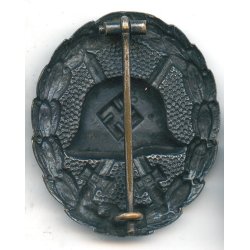 German WW2 Wound badge in black 1936-1939 'Legion Condor' - Oxodized