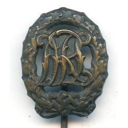 German WW2 DRL sports badge in Bronze miniature 'Wernstein'