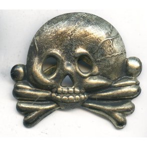 German WW2 SS - Danziger style - Totenkopf - visor cap skull