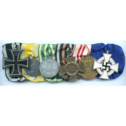 German WW1/2 6-place medal bar