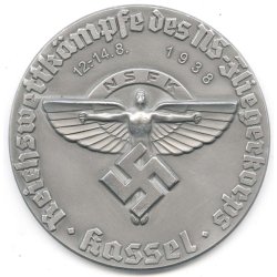 German WW2 Reichswettkmpfe des NS-Fliegerkorps 12.-14.8. 1938 Kassel plaque