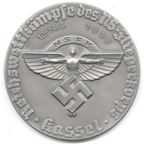 German WW2 Reichswettkmpfe des NS-Fliegerkorps 12.-14.8. 1938 Kassel plaque