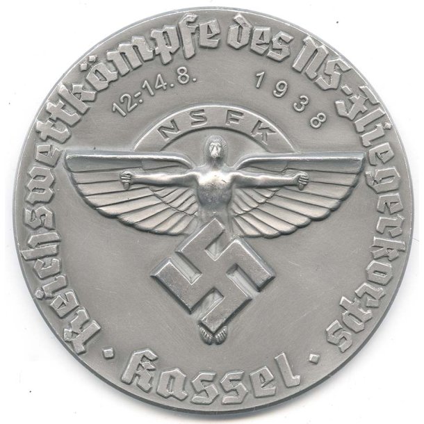 German WW2 Reichswettkmpfe des NS-Fliegerkorps 12.-14.8. 1938 Kassel plaque