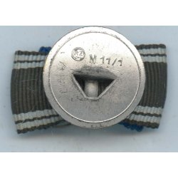 German WW2 NSDAP 10 + 15 Long service medals - button hole device
