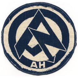 German WW2 SA Sport shirt insignia Gruppe "HA" (Hansa)