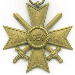 German WW2 War merit cross 2nd class 1939 with swords '16'