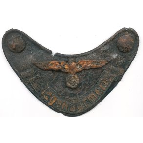 German WW2 Feldgendarmerie gorget