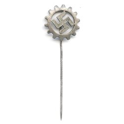 German WW2 DAF member's pin 'RZM 72'