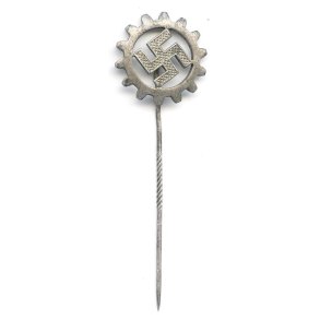 German WW2 DAF member's pin 'RZM 72'