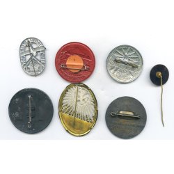 German WW2 7 x small badges lot