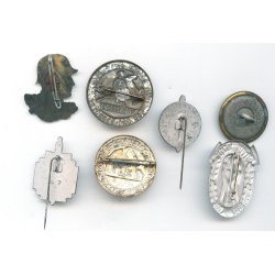 German WW2 7 x small badges etc