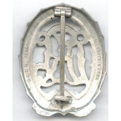 German WW2 DRL sports badge in silver 'Jena Wernstein'