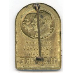 WW1 Cap badge "Kappenabzeichen" "Weltkrieg 1914 1915 Mit vereinter Kraft 11. Armee"