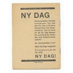 Swedish WW2 Communist propaganda against the National Socialists