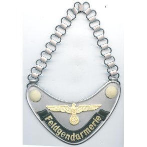 German WW2 Feldgendarmerie gorget