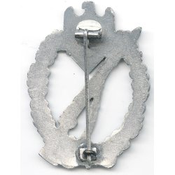 German WW2 Infantry assault badge in silver 'Deumer' - Minty!
