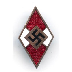 German WW2 HJ Member's badge 'M1/25'