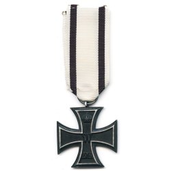 German WW2 Iron Cross second class 1914 with non-combatant (Nichtk�mpfer) ribbon