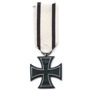German WW2 Iron Cross second class 1914 with non-combatant (Nichtk�mpfer) ribbon