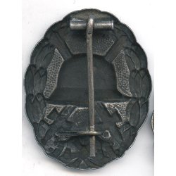 German WW1 Wound badge in silver 1918 - Godet 