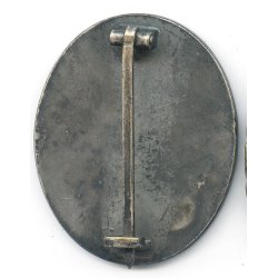 German WW2 Wound badge in silver 1939 � 'L/17' Hermann Werstein, Jena