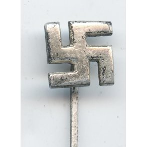 German WW2 NSDAP/Patriotic/Sympathy jacket swastika pin