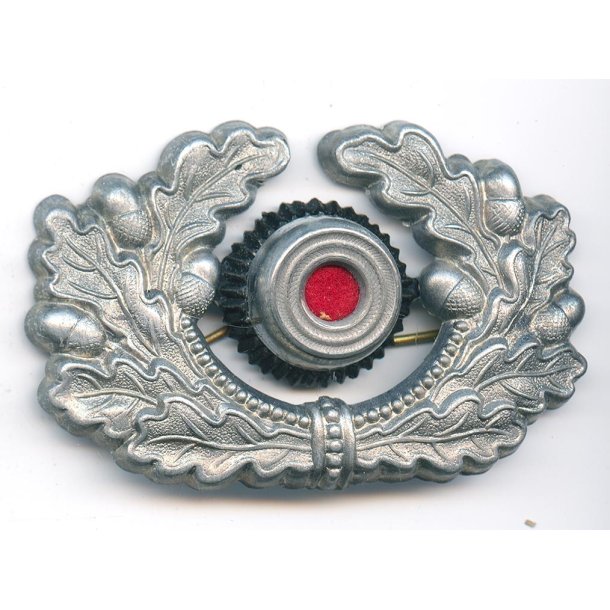 German WW2 Army EM/NCO's visor cap wreath &amp; cockade