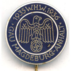 German WW2 1935 - W.H.W. - 1936 / Gau Magdeburg-Anhalt