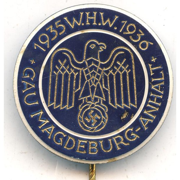 German WW2 1935 - W.H.W. - 1936 / Gau Magdeburg-Anhalt