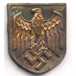 German WW2 Army/Kriegsmarine tropical pith helmet insignia
