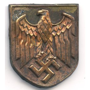German WW2 Army/Kriegsmarine tropical pith helmet insignia
