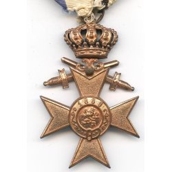 German WW1 Bavarian war merit cross 3 class, swords &amp; crown