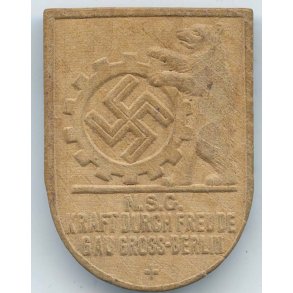 N.S.O Kraft Durch Freude - GAU Gross-Berlin tinnie