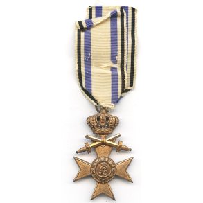German WW1 Bavarian war merit cross 3 class, swords & crown